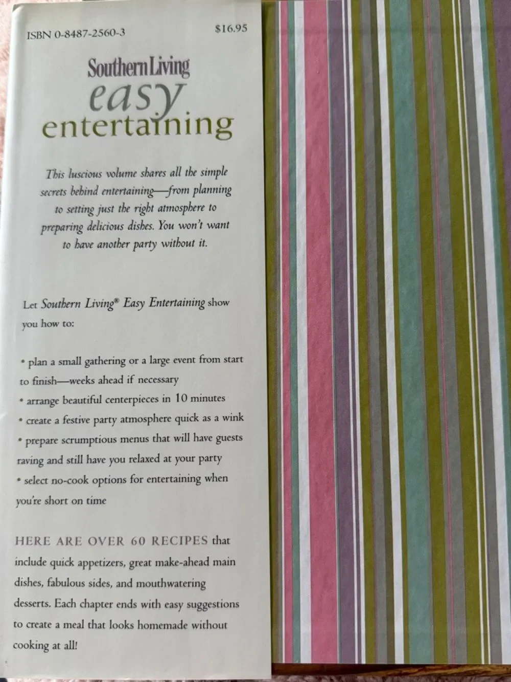 Southern Living Easy Entertaining Cookbook!